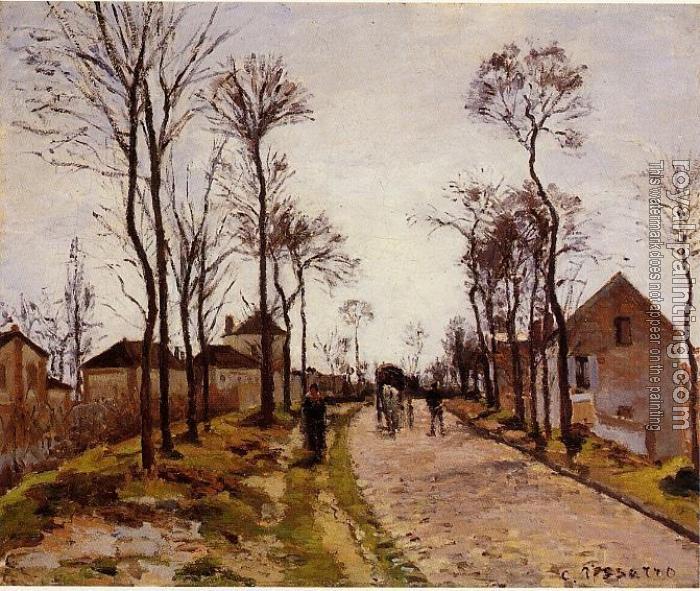 Camille Pissarro : The Road to Caint-Cyr at Louveciennes